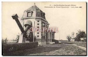 Postcard Old Saint Genis Laval Observatory Large Equatorial