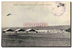 Old Postcard Epinal General view of center & # 39aviation Territory Dognevill...