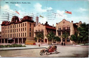 Congress Hotel Pueblo Colorado Postcard Posted 1911