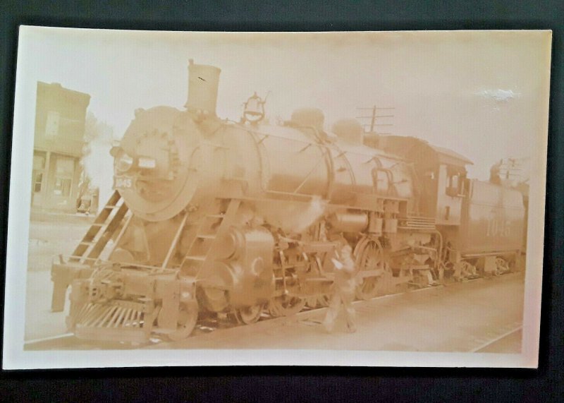 Mint Vintage Atlantic Coast Railroad Line #1045 Real Photo Postcard