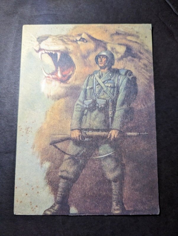 Mint Italy Military Post Postcard Office of Propaganda