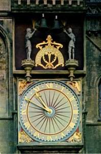 England Somerset Wells Cathedral The Clock