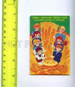 188799 USSR RUSSIA take care of bread Old CALENDAR 1986 year