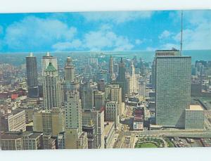 Unused Pre-1980 PANORAMIC VIEW Chicago Illinois IL hp3471