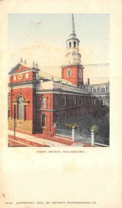 CHRIST CHURCH PHILADELPHIA PENNSYLVANIA PMC POSTCARD (c. 1900)