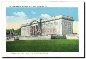 Old Postcard The Confederate Memorial Institute Richmond Va Lee Monument and ...