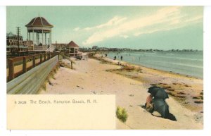 NH - Hampton Beach. On the Beach  ca 1905