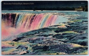 M-82908 Horseshoe Falls at Night Niagara Falls Canada