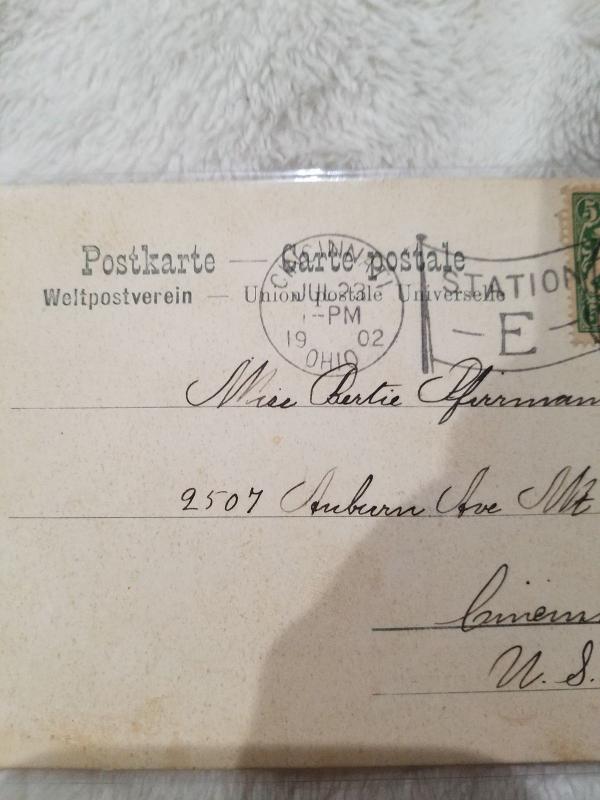 Antique Postcard, Munchen, Rondell am Karlsplatz