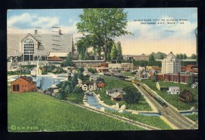 Traverse City, Michigan/MI Postcard, Miniature City In Clinch Park, 1937!