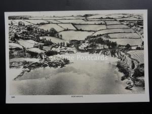 Cornwall PORTHPEAN Aerial View - Old RP Postcard by Overland View 509