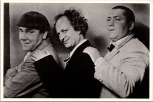 The Three Stooges Postcard unused Modern