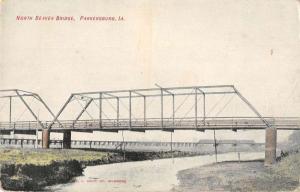 Parkersburg Iowa North Beaver Bridge Antique Postcard J70635