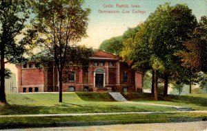 Cedar Rapids, Iowa - The Gymnasium a Coe College - in 1912