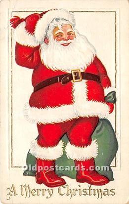 Santa Claus Christmas 1925 Missing Stamp 