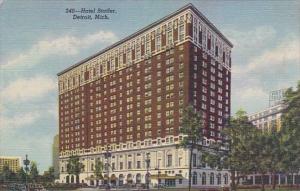 Michigan Detroit Hotel Statler Curteich