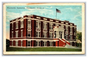 Vintage 1931 Colorized Photo Postcard Waxahachie Sanitarium Building Texas