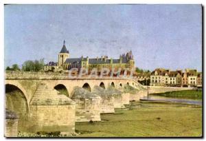 Modern Postcard Gien Old Bridge