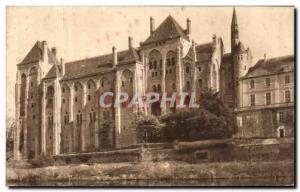 Old Postcard L & # 39abbaye De Solesmes The Building Of View Of L & # 39Ile S...