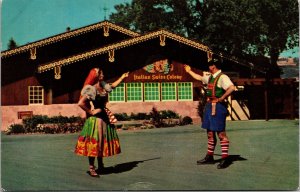 Exterior View Tasting Room Italian Swiss Colony Winery Postcard VTG UNP Vintage  