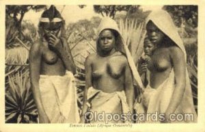 Femmes Foulahs African Nude Unused 