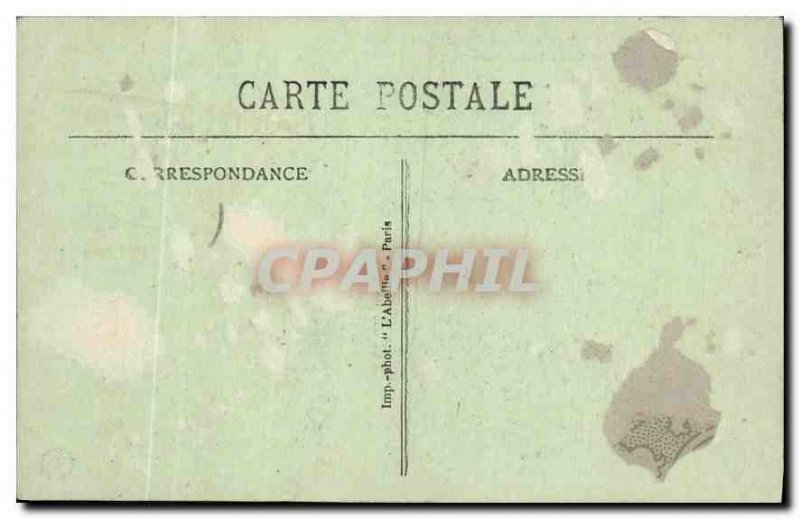 Postcard Old Paris Ferris Wheel and Eiffel Tower