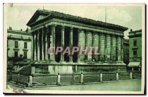 Postcard Old Nimes La Maison Carree