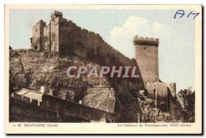 Old Postcard Beaucaire Gard Le Chateau de Montmorency