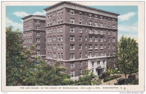 The Lee House, In the Heart of Washington, 15th and L Streets, Washington DC,...
