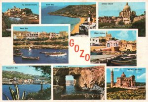 Postcard The Citadel Victoria Ramia Bay Xlendi Bay Sanctuary Adventure Gozo