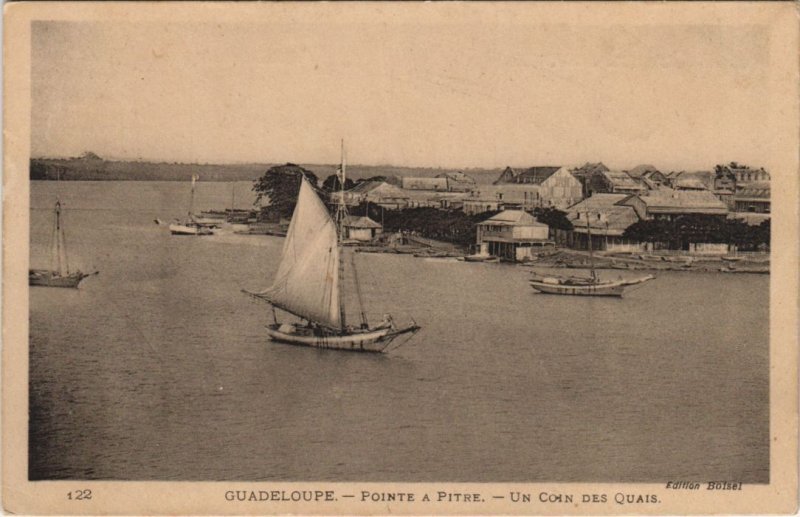 PC POINTE-A-PITRE UN COIN DES QUAIS GUADELOUPE (a27873)