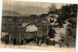 CPA AK Algérie-Village Kabyle (237239)