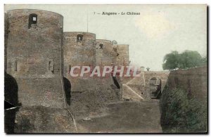 angers Old Postcard the castle