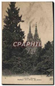 Old Postcard L & # 39Epine Notre Dame Arrows