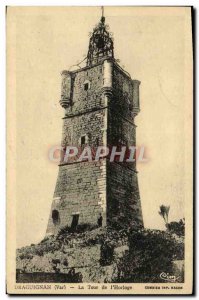 Old Postcard From The Tower Draguignan & # 39Horloge