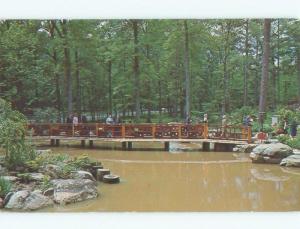 Pre-1980 JAPANESE GARDEN AT BOTANICAL GARDEN Birmingham Alabama AL d4482