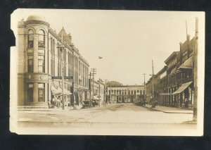 RPPC INDEPENDENCE IOWA DOWNTOWN GEDNEY HOTEL VINTAGE REAL PHOTO POSTCARD