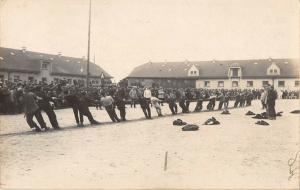 BR73766 real photo  TUG OF WAR  sport germany Chemnitz 1918