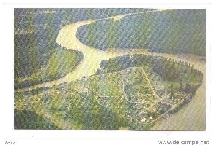 Aerial View, Highway 16, Hazelton, British Columbia, Canada, 1940-1960s