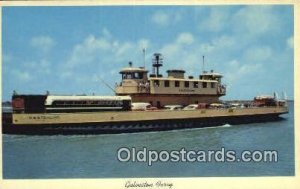 Galveston Ferry, Galveston, Texas, TX USA Ferry Ship Unused 