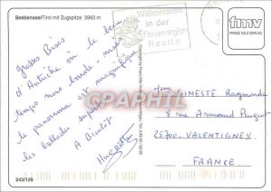 Postcard Modern Tirol Seebensee mit Zugspitze 2963 m