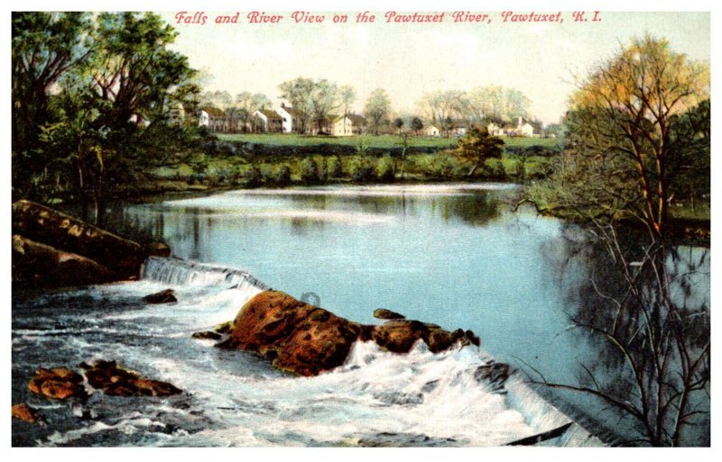 Rhode Island  Pawtuxet falls and River