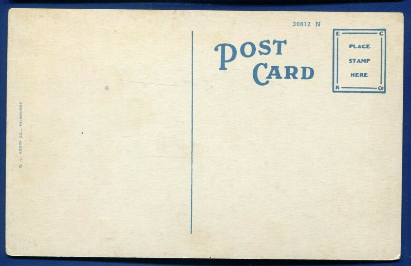 Greenwood Mississippi ms Post Office old Postcard