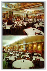 Haussner's Restaurant Interior Views Baltimore MD Vintage Standard View Postcard