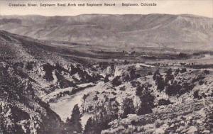 Colorado Sapinero Gunnison River Sapinero Steel Arch And Sapinero Resort Albe...