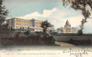 Rhode Island Providence  , State Capitol and Normal School