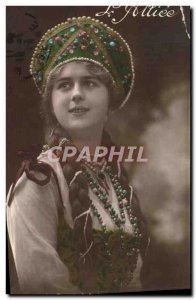 Old Postcard Fantaisie L & # 39alliee Russia Russiaa