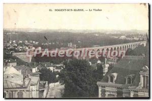 Old Postcard Nogent sur Marne Viaduct