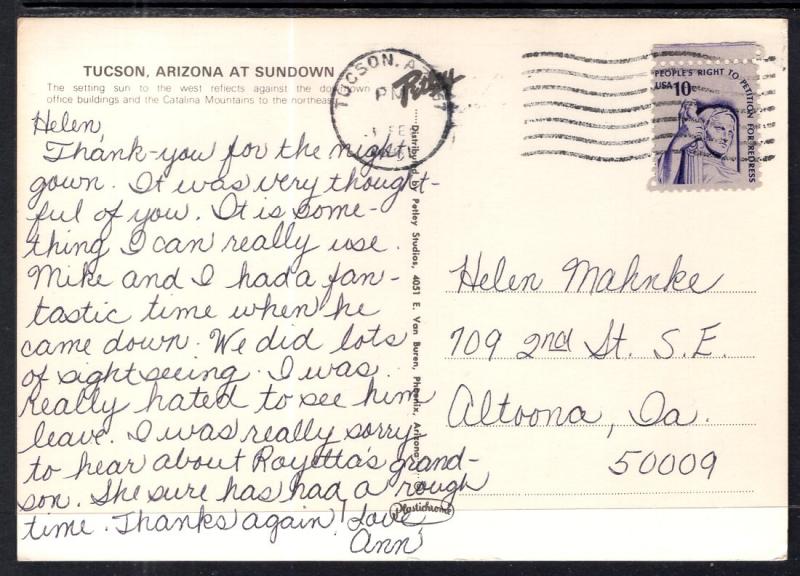 Sundown,Tucson,AZ BIN