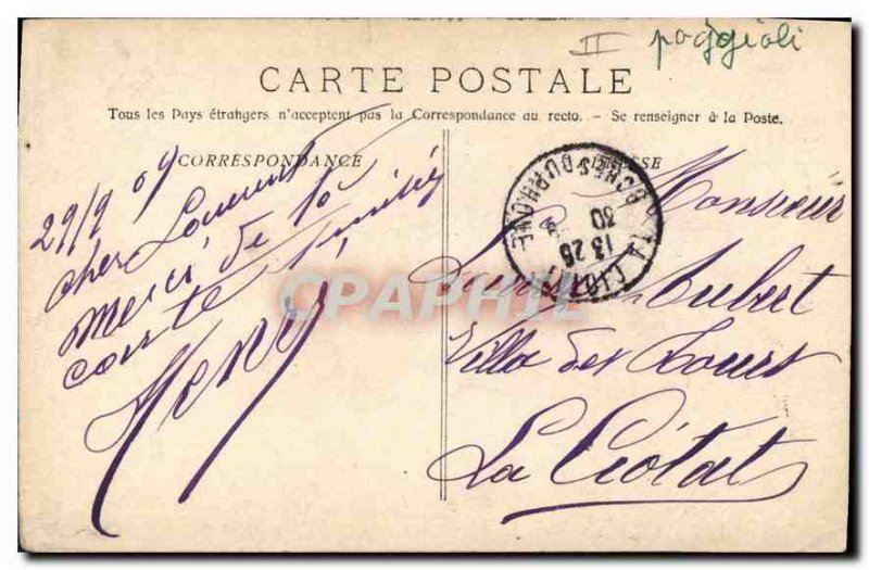 Old Postcard Marseille Lighthouse St. Mary